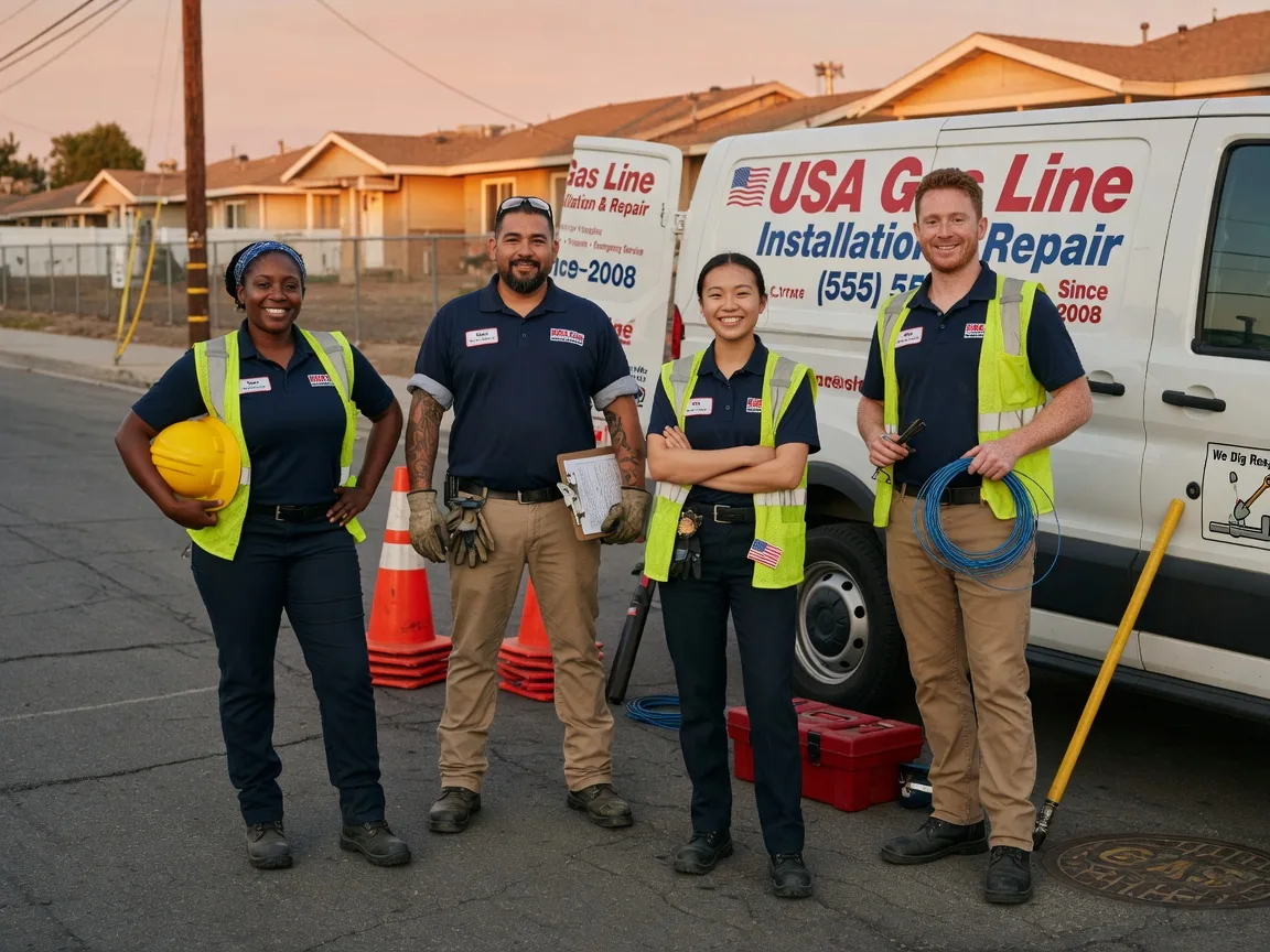 Gas Line Installation company in Hanford, CA